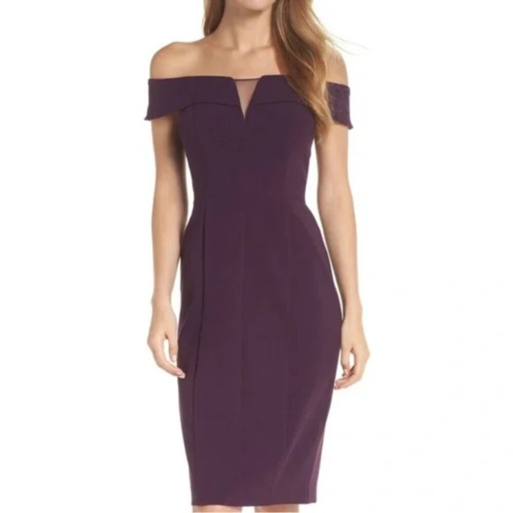 Vince Camuto Off Shoulder Midi Dress!